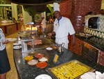 Hotel Iberostar Hacienda Dominicus am Strand von Bayahibe Abendessen.